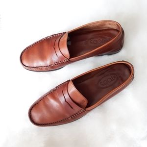 TOD'S | Men's Whisky Leather Loafers